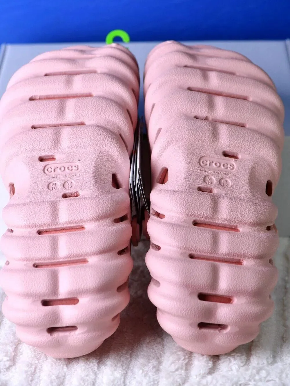 New! Size: 10 Men/12 Women | Crocs Echo Clogs Unisex Pink